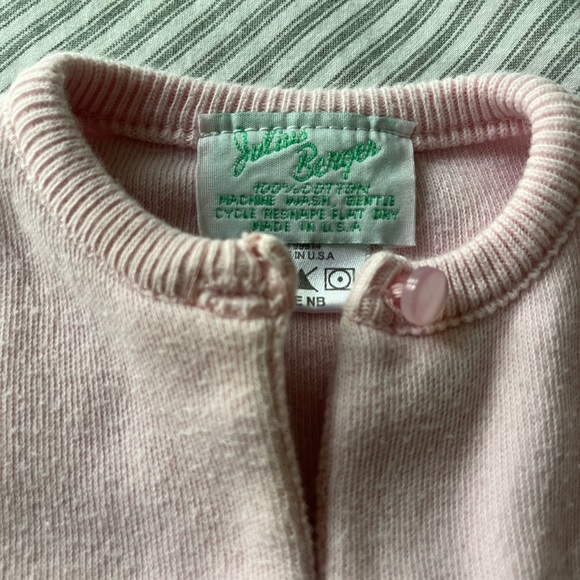 VGUC JULIUS BERGER COTTON CARDIGAN - NB - Picture 2 of 2
